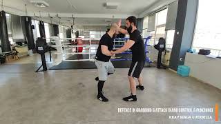 Defence in Grabbing & Attack Hand Control & Punching