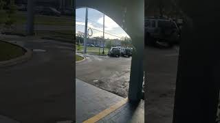 morning view of Miami during checkout##viral #youtubeshorts #youtube #shortsvideo