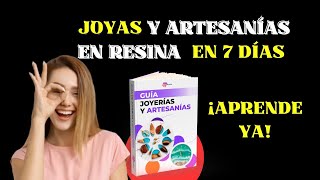 😮¡CREA JOYAS EN RESINA EPOXI EN UNA SEMANA! EN 2024🤑