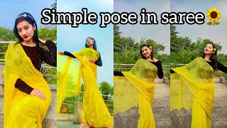 Simple pose in saree/15+ best poses/RADHA RAJVANSHI ❤️#viral #poseinsaree #trending #photoshoot