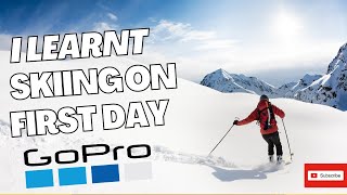 I Learnt Skiing ⛷️ On First Day | How to  learn skiing on first time | Homi Khan | Dangerous