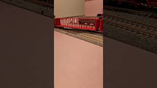 Rapdio NSC Centerbeam Flat Car Arrive on Layout #modeltrains #train #nscale #rapdiotrains