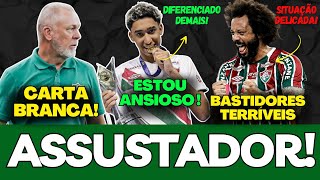 🚨OS BASTIDORES ASSUSTADORES DE MARCELO NO FLUMINENSE, E MAIS