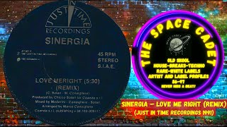 Sinergia – Love Me Right (Remix) (#1991 )