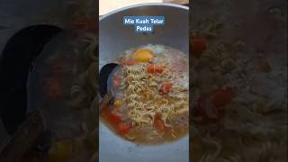 Mie Kuah Telur Pedas #mie #miekuah #miekuahpedas #miekuahtelur #food