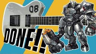 GIVEAWAY ANNOUNCEMENT and The Overwatch Reinhardt guitar is DONE!