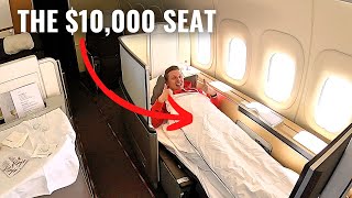 LUFTHANSA FIRST CLASS on the 747-8 - The $10,000 Seat!