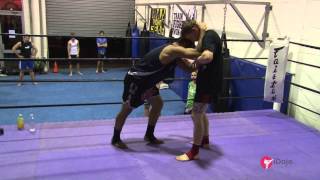 Muay Thai training - Grapple & Throw Techniques Part 1 of 2