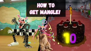 HOW TO GET THE MANGLE CHARACTER  in fredbears