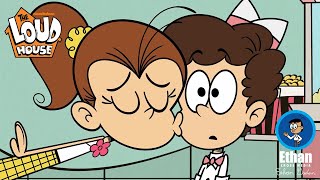 The Loud House - Luan Kisses Benny in his Cheeks