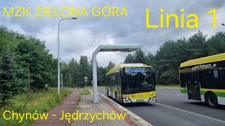 MZK Zielona Góra, linia 1 - Solaris Urbino 12 IV FL Electric #347