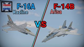 F-16A VS F-14B DOGFIGHT | WarThunder | SB