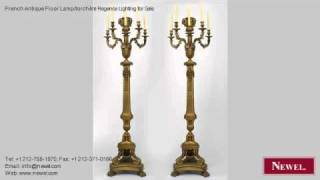 French Antique Floor Lamp/torchère Regence Lighting for