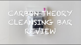 Carbon Theory | Charcoal & Tea Tree Oil Break-Out Control Facial Cleansing Bar | Skincare Review