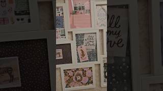 Using my scrapbook paper in other projects like this frame from ikea!