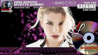 Emma marrone - Effetto Domino - karaoke (SL)