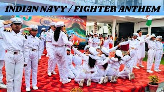 Dance Performance Dedicated To Indian Navy🇮🇳  Song- Fighter Anthem | Independence Day | SSPS UNNAO