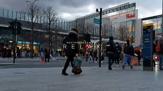 Walking in the town HD 1080p, Zermatt Switzerland and Mattervispa, Binaural and City Sounds 10 Min