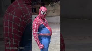 Spider-Man (Too much food at home) 😂😂 #funny #ohnotrytonotlaugh #funnyvideo #comedy #memes #trend