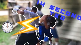 Fastest tko Street Boxing (Small Clíp )