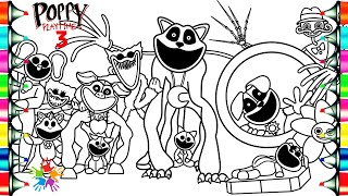 Poppy Playtime Chapter 3 Coloring Pages / How To Color Poppy Playtime 3 Bosses and Monsters  / NCS