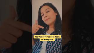 Add voiceover to your reel videos on Instagram #instagramreelsediting #videovoiceover #videoediting