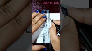 How to draw 3d number '5' | Easy 3d number drawing |#shorts