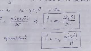 Relativita Ristretta: Forza e Accellerazione Relativistiche