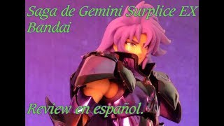 Myth Cloth EX - Gemini Saga Surplice EX Bandai - Hades Chapter - Review en español.