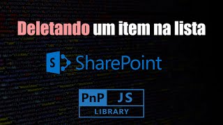 SharePoint - Deletando item da lista