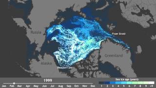 Watch 28 Years of Old Arctic Ice Disappear in 1 Minute