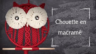 Tutoriel Macramé — Chouette/Hibou #1 — Débutant/Intermédiaire