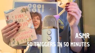 ASMR | 50 Triggers in 50 Minutes (No Talking)