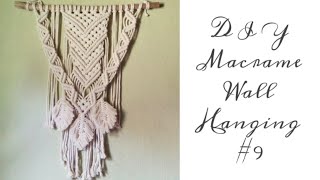 [Engsub] DIY Macrame Wall Hanging #9 Step by Step