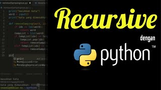 3 Contoh Recursive Sederhana | Coding Langsung dengan Python