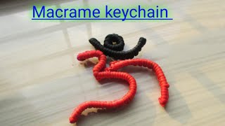 How To Make Macrame  OM 🕉️🕉️  Keychain  // Macrame🕉️🕉️//DIY / macramé tutorial