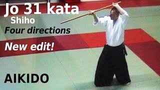 Aikido JO 31 KATA SHIHO (in four directions) by Stefan Stenudd in 2004