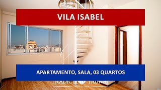 AP0745 - Vila Isabel, Rua Conselheiro Autran, Apartamento sala, 3 quartos (1 suíte)