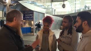 Two clever young ladies meet a Muslim! Yusuf And Visitor Speakers Corner Sam Dawah