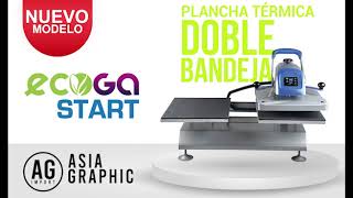 PLANCHA TÉRMICA DE DOBLE BANDEJA ECOGA - GRAFICA ASIA | AG IMPORT