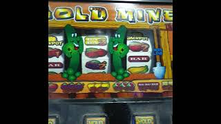 gold mine fruit machine.not jpm.first time opened since pick up.