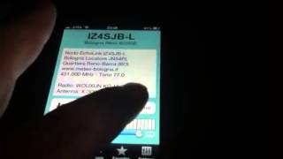 EchoLink iPhone5 test per ponte IR4u--