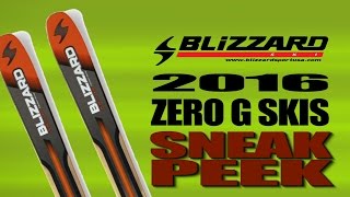 2016 Blizzard Zero G Freeride Tour Ski Line