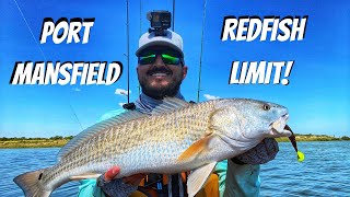 Redfish Limit During a Flood Tide | Port Mansfield Fishing