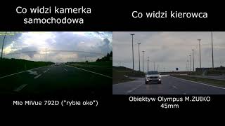 [EKSPERYMENT] Co widzi kamerka samochodowa vs co widzi kierowca