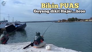 Pesta Strike!!! Mancing Baronang dipinggiran DERMAGA