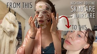 Glowy Nighttime Skincare Routine and Baking Cookies