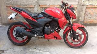 cb300R com protetor de tanque estilo cb1000 tuning