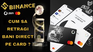 Cum să retragi bani din BINANCE direct pe card