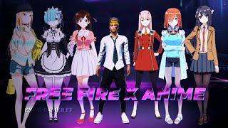 SPECIAL EDIT💙FREE FIRE X ANIME😍💝MY 6 WAIFU GIRLS😘😁